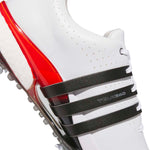 adidas Mens Tour360 24 Golf Shoes Ftwr White/Core Black/Lucid Red