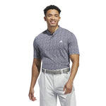 adidas Ultimate365 Printed Polo Shirt Collegiate Navy / White