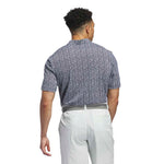 adidas Ultimate365 Printed Polo Shirt Collegiate Navy / White