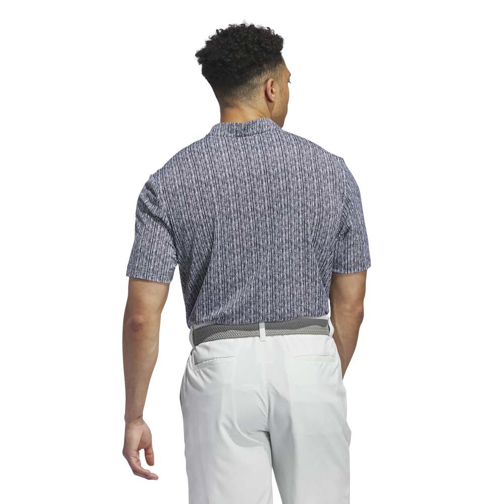adidas Ultimate365 Printed Polo Shirt Collegiate Navy / White