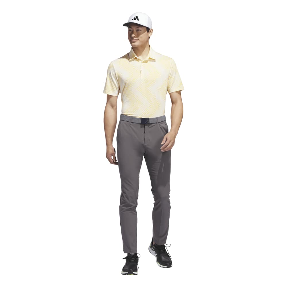 adidas Ultimate365 Allover Print Polo Shirt Ivory / Semi Spark