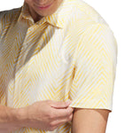 adidas Ultimate365 Allover Print Polo Shirt Ivory / Semi Spark