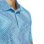 adidas Ultimate365 Allover Print Polo Shirt Semi Blue Burst / Preloved Ink