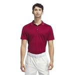 adidas Performance Golf Polo Shirt - Collegiate Burgundy | IU4440
