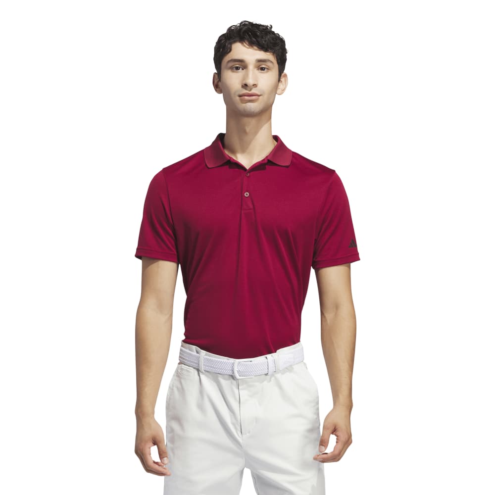 adidas Performance Golf Polo Shirt - Collegiate Burgundy | IU4440
