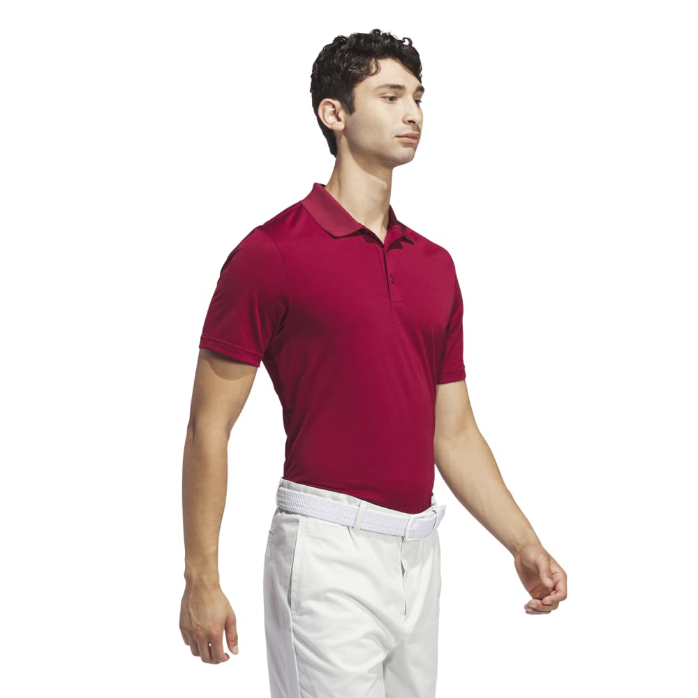 adidas Performance Golf Polo Shirt - Collegiate Burgundy | IU4440