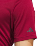 adidas Performance Golf Polo Shirt - Collegiate Burgundy | IU4440