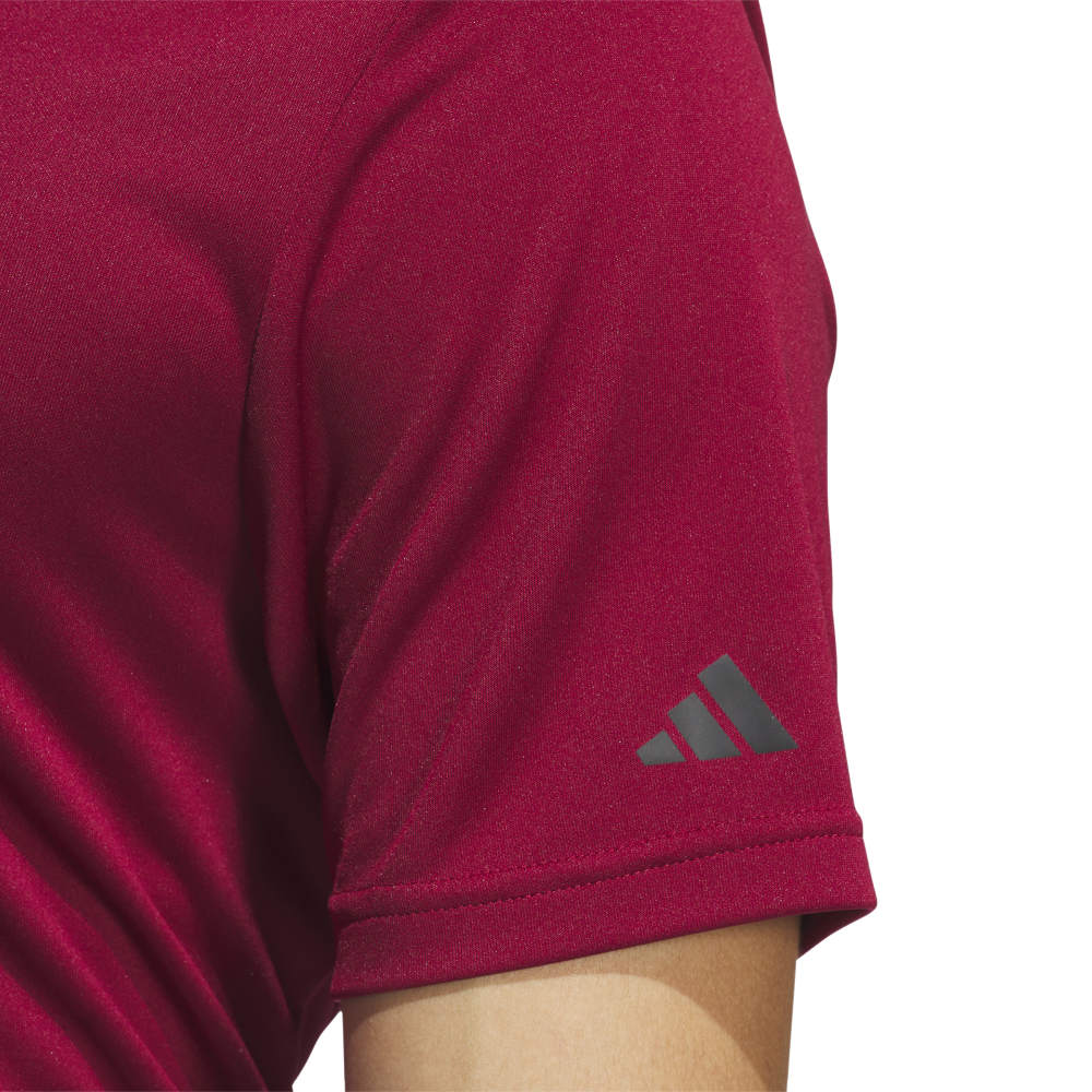 adidas Performance Golf Polo Shirt - Collegiate Burgundy | IU4440