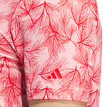 adidas Ultimate365 Mesh Print Polo Shirt Semi Pink Spark / Better Scarlet