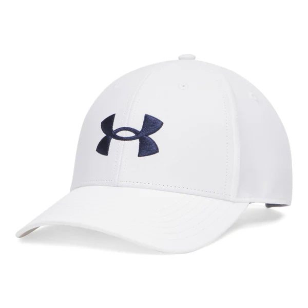 Under Armour Mens Golf 96 Hat White/Midnight Navy
