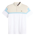 L.Lindeberg Mens Emil Polo White