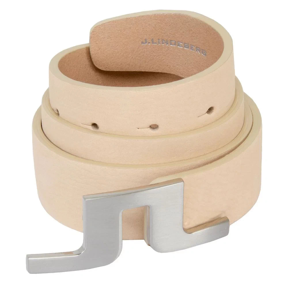 L.Lindeberg Mens Bridger Belt Moonbeam