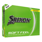 Srixon Soft Feel Golf Balls FREE Personalisation (Yellow) Min 2 Doz.