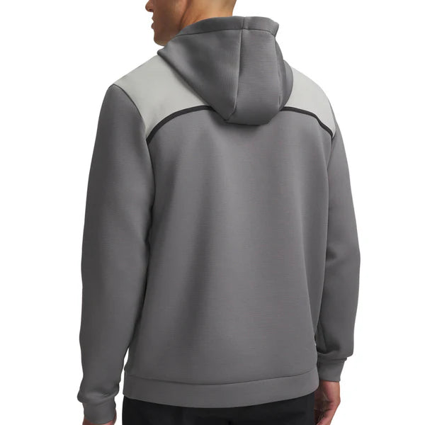 Under Armour Mens Drive Mid Layer Hoodie Clay Green/Titanium