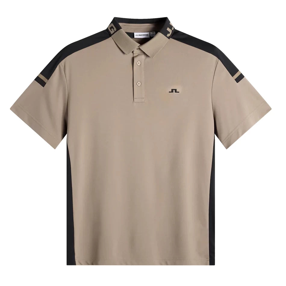 L.Lindeberg Mens Bo Polo Brindle