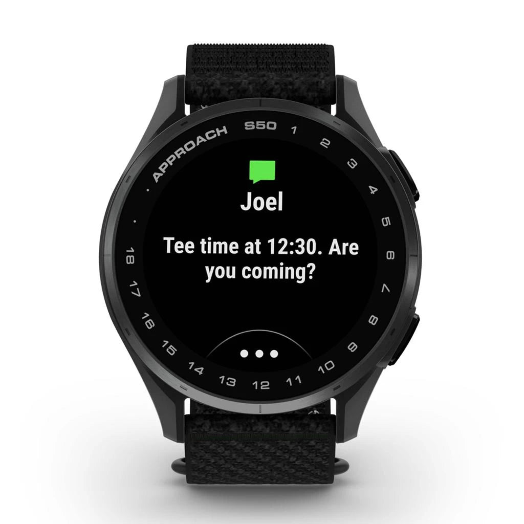 Garmin S50 Approach GPS Watch - Black