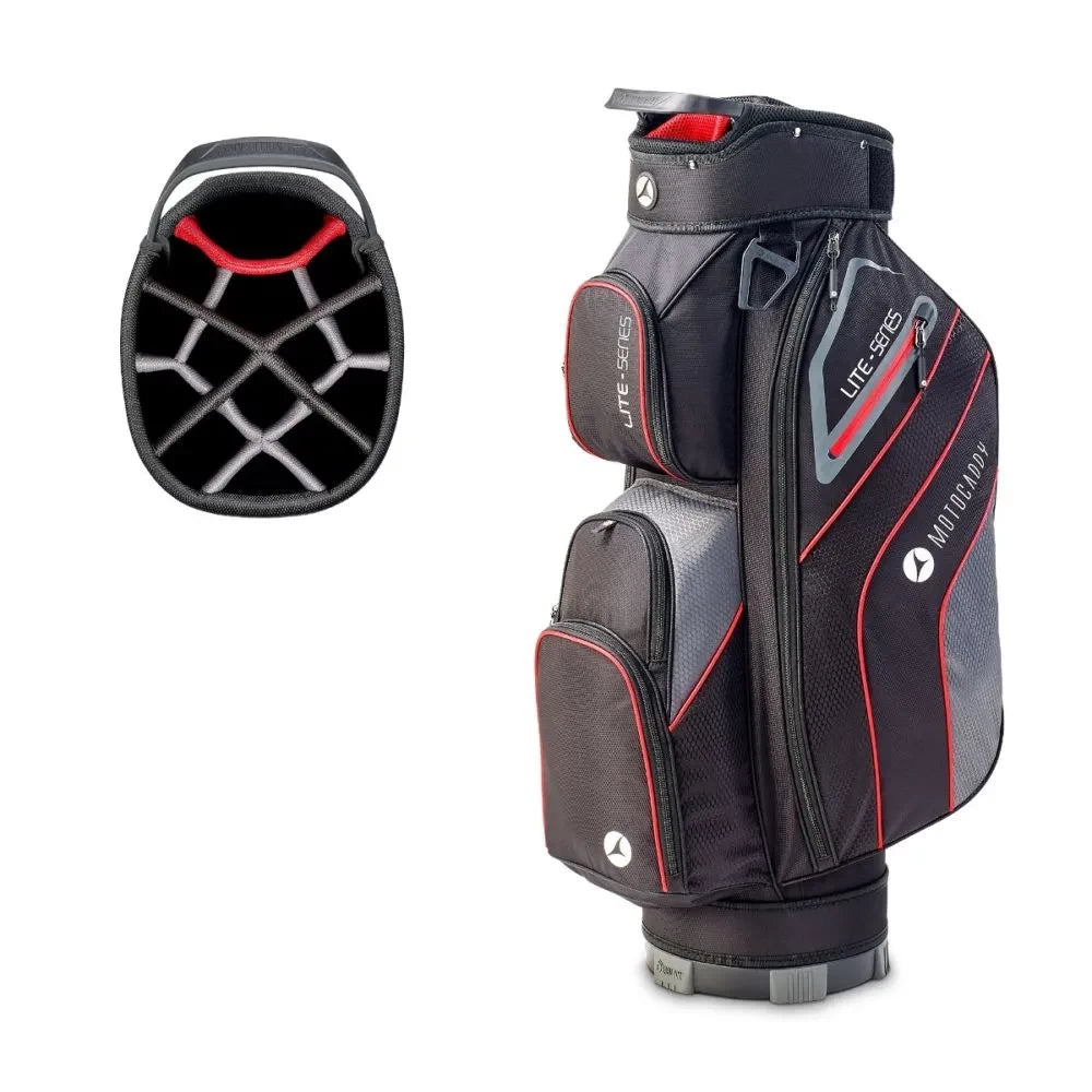 Motocaddy Lite Series Golf Bag - Black/Red
