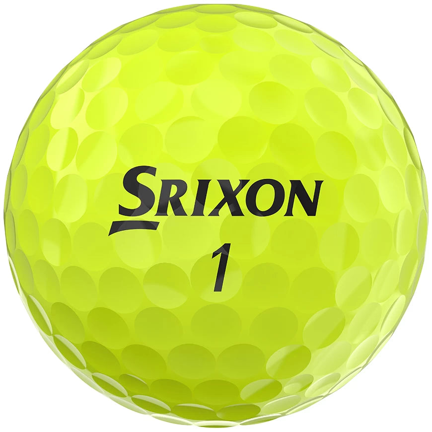 Srixon Soft Feel Golf Balls FREE Personalisation (Yellow) Min 2 Doz.
