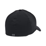 Under Armour Mens Driver Rain Stretch Cap Black/Metallic Silver