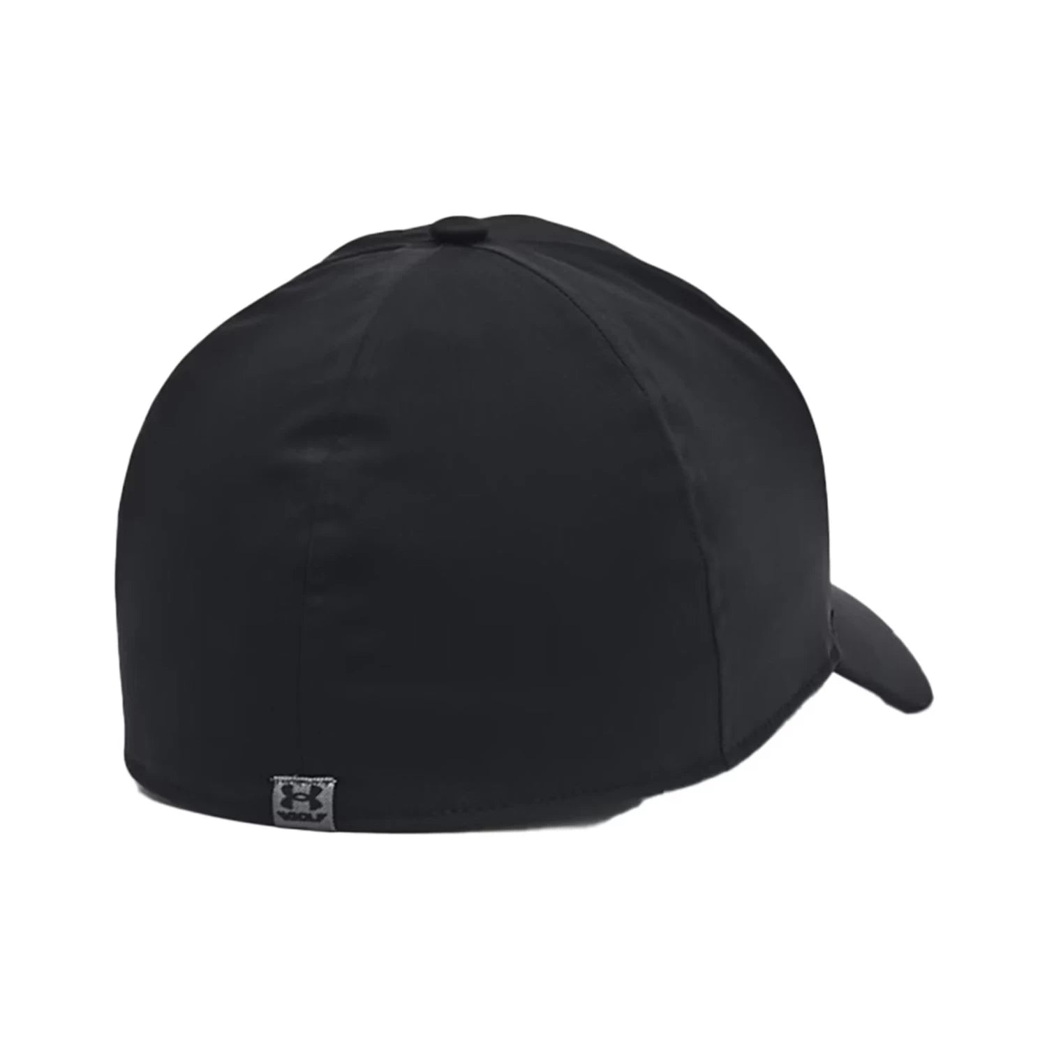 Under Armour Mens Driver Rain Stretch Cap Black/Metallic Silver