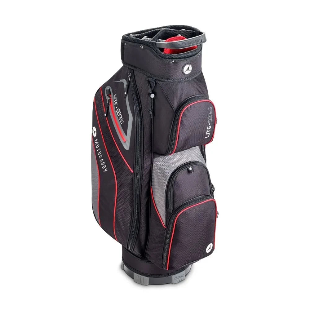 Motocaddy Lite Series Golf Bag - Black/Red