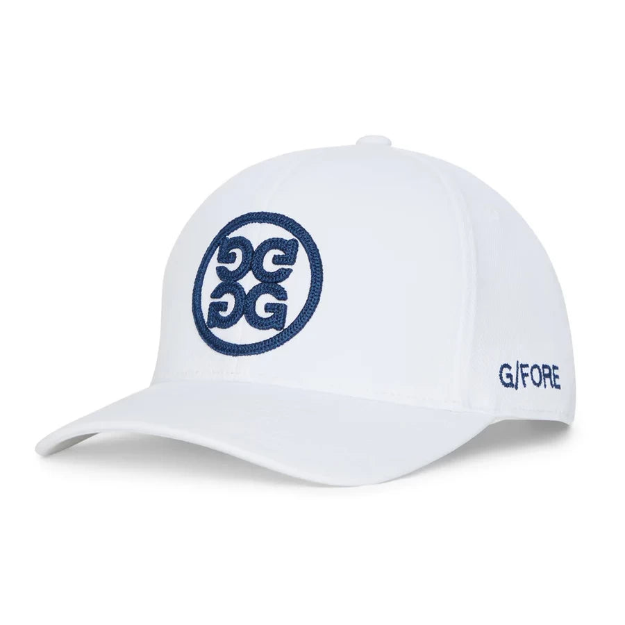 G/Fore Circle G'S Stretch Twill Snapback Hat Snow
