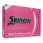 Srixon Soft Feel Ladies Golf Balls FREE Personalisation (Pink) Min 2 Doz.