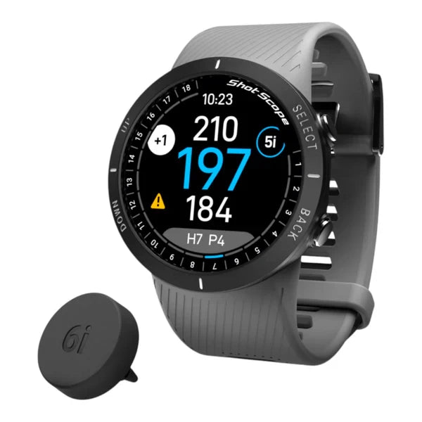 Shot Scope V5 GPS Golf Watch Grey