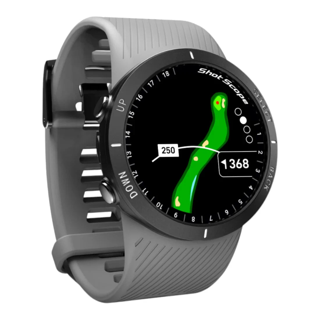Shot Scope V5 GPS Golf Watch Grey