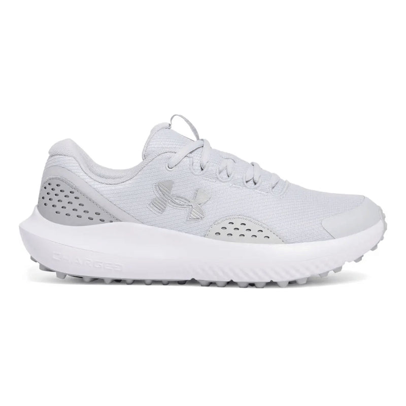 Under Armour Mens Surge Golf Shoes - Halo Gray/Metallic Silver