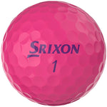 Srixon Soft Feel Ladies Golf Balls FREE Personalisation (Pink) Min 2 Doz.