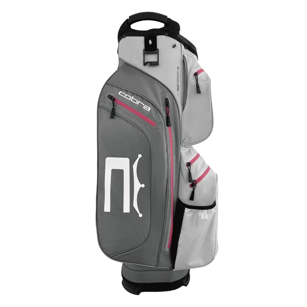 Cobra Ace Waterproof Cart Bag - Quiet Shade/High Rise/Fuschia