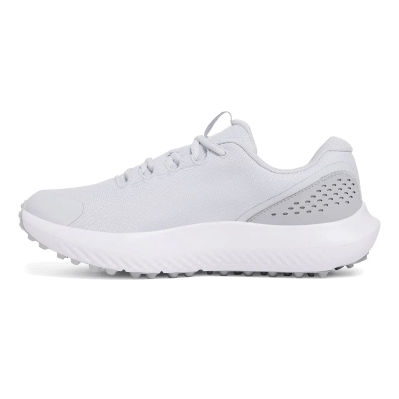 Under Armour Mens Surge Golf Shoes - Halo Gray/Metallic Silver