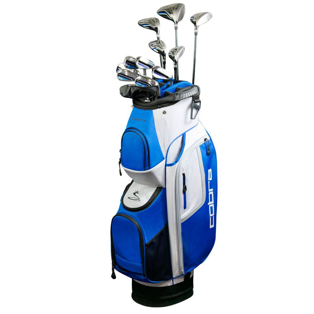 Cobra Fly XL Mens 10 Club Package Set Graphite Shafts with Cart Bag