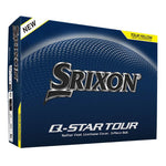 Srixon Q Star Tour Golf Balls FREE Personalisation (Yellow) Min 2 Doz.