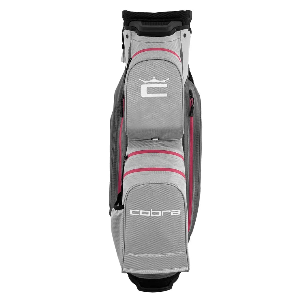 Cobra Ace Waterproof Cart Bag - Quiet Shade/High Rise/Fuschia