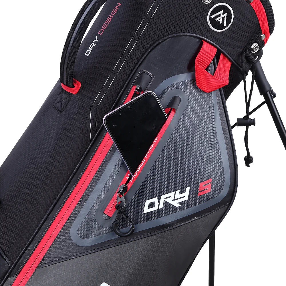Big Max Dri Lite Seven G Stand Bag - Red/Black