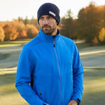 Island Green Mens Knitted Beanie - Navy Blue
