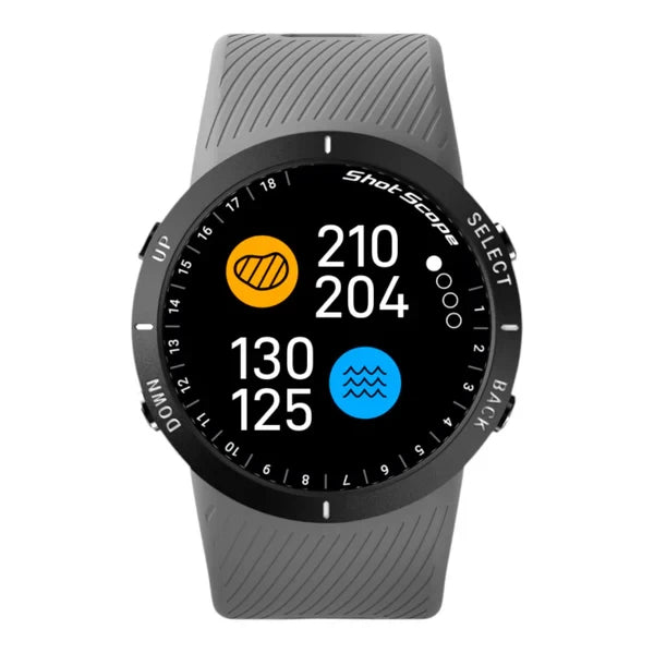 Shot Scope V5 GPS Golf Watch Grey