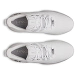 Under Armour Mens Drive Pro Clone Golf Shoes - White/Metallic Gun Metal