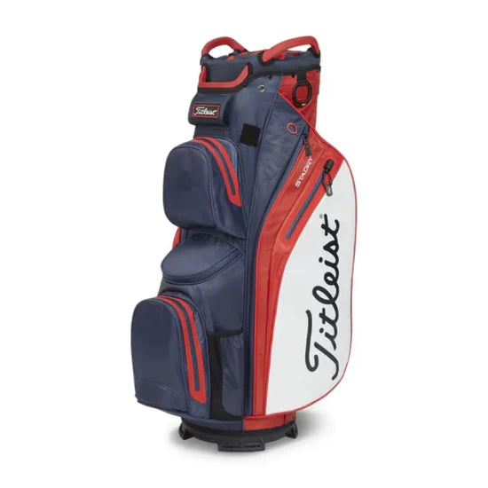 Titleist Golf Cart 14 StaDry 23 Bag Navy/Red/White