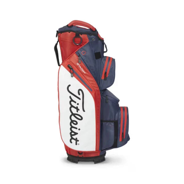 Titleist Golf Cart 14 StaDry 23 Bag Navy/Red/White