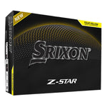 Srixon Z Star Golf Balls FREE Personalisation (Yellow) Min 2 Doz.