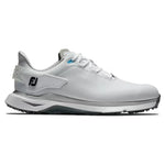 FootJoy Mens Pro SLX Golf Shoes - White/Grey 56912