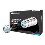 TaylorMade SpeedSoft Ink Golf Balls - 1 Dozen Multi