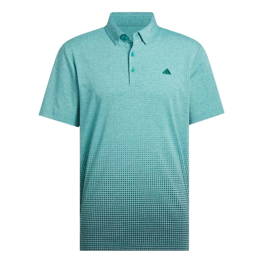 adidas Go-to Rise Print Polo Shirt - Pure Teal