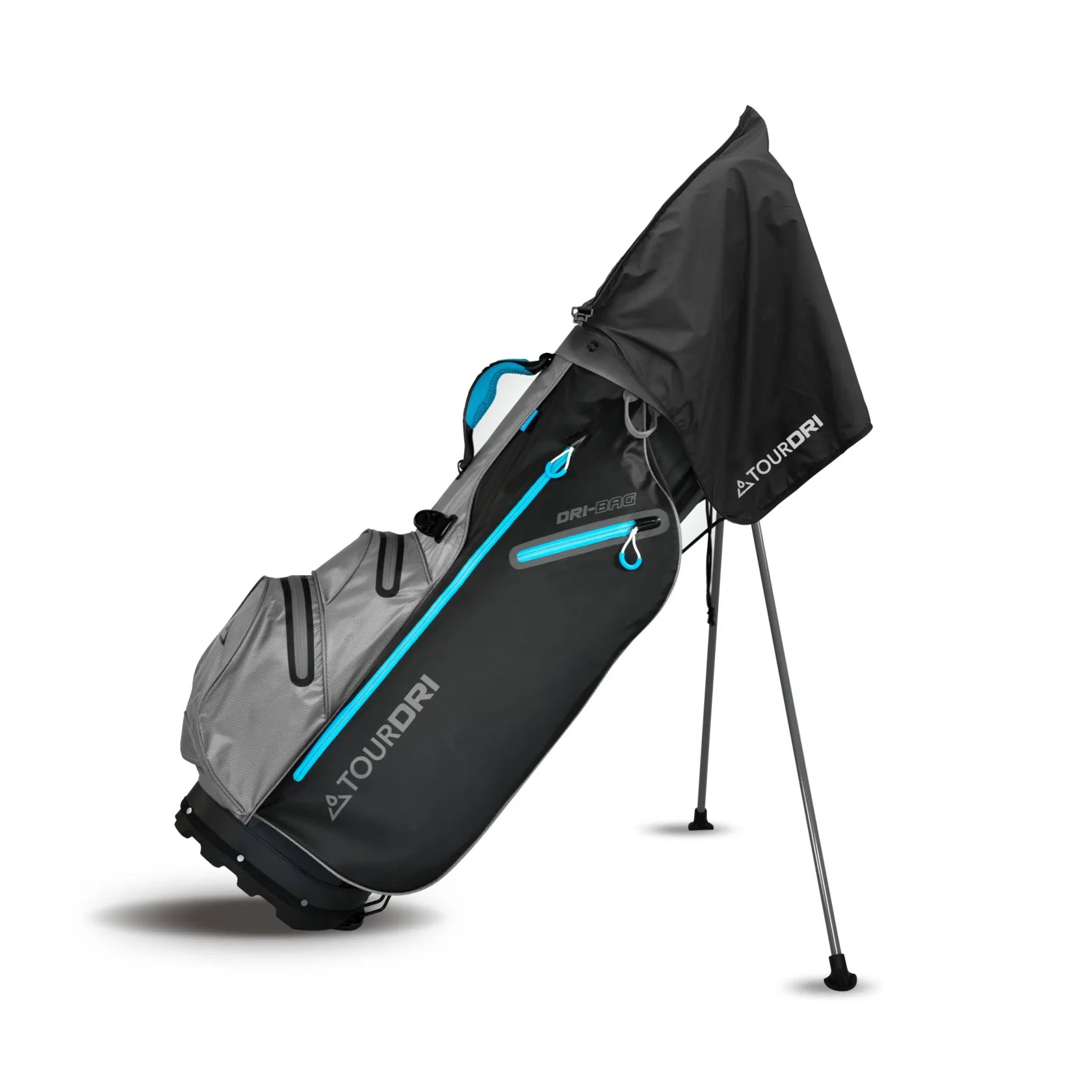 Masters Golf TourDri 2-in-1 Bag Hood & Towel Black