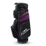 Powakaddy Golf Edge Cart Bag Black With Purple