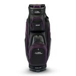 Powakaddy Golf Edge Cart Bag Black With Purple