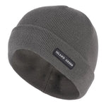Island Green Mens Knitted Beanie - Charcoal Grey